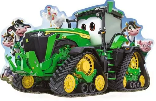 John Deere Tractor Shaped - 24 Pieces Puzzle - Image 2