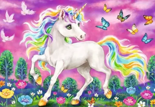 Unicorns & Pegasus 2x24 pc Puzzle - Image 3