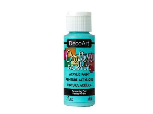 Crafter’s Acrylic All-Purpose Paint 2oz- Swimming Pool