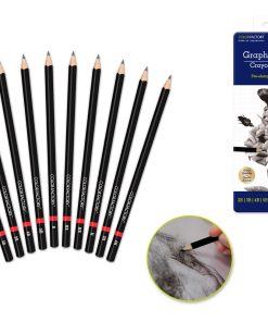 Color Factory Tool: Graphite Pencils Medium x10 in Tin Box