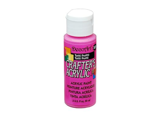 Crafter’s Acrylic All-Purpose Paint 2oz- Tutti Fruitti
