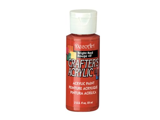 Crafter’s Acrylic All-Purpose Paint 2oz- Bright Red