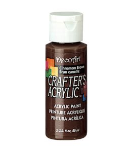 Crafter’s Acrylic All-Purpose Paint 2oz- Cinnamon Brown