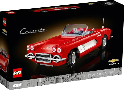LEGO® Icons Corvette Building Kit 10321 (1,210 Pieces) - Image 2