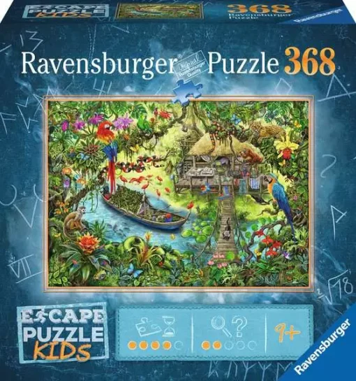 Escape Puzzle Kids Jungle Journey - 368 Pieces Puzzle