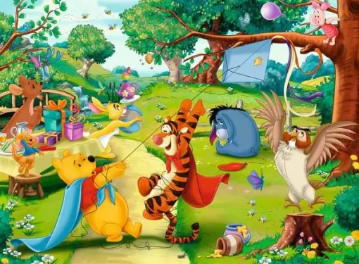 Winnie the Pooh - Pooh to the Rescue - 100 Pieces Puzzle - Image 2