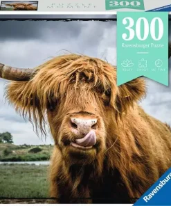 Puzzle Moments: Highland Cattle - 300 Pieces Puzzle