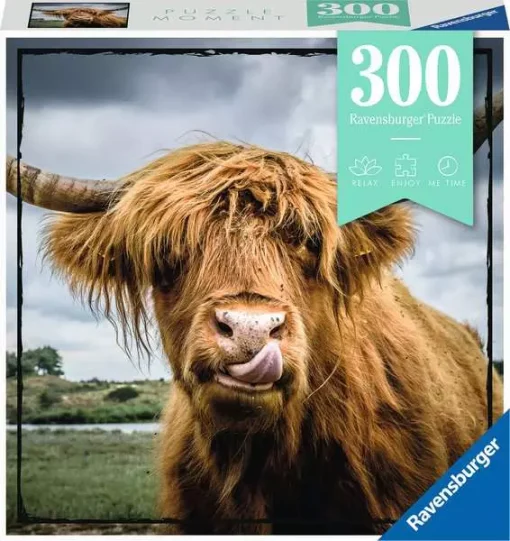 Puzzle Moments: Highland Cattle - 300 Pieces Puzzle