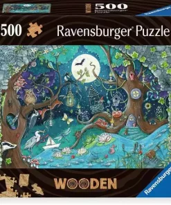 Wooden - Fantasy Forest - 500 Pieces Puzzle