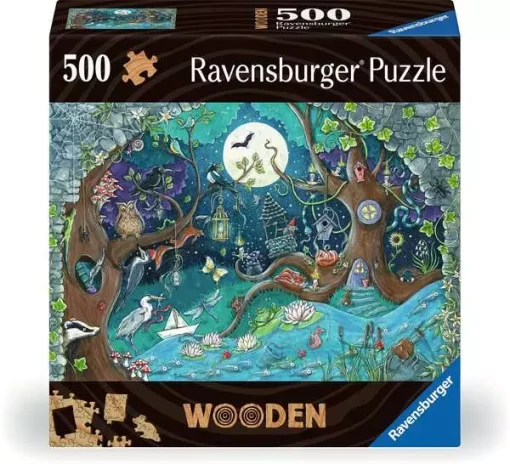 Wooden - Fantasy Forest - 500 Pieces Puzzle