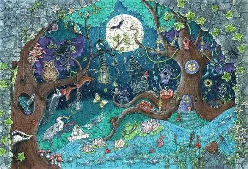 Wooden - Fantasy Forest - 500 Pieces Puzzle - Image 2