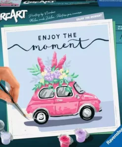 CreArt - Enjoy The Moment - Paint by Numbers Kit for Adults