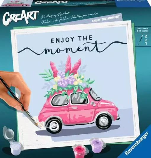 CreArt - Enjoy The Moment - Paint by Numbers Kit for Adults