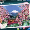 CreArt - Japanese Cherry Blossom - Paint by Numbers Kit for Adults