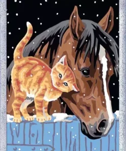 CreArt - Stable Friends - Paint by numbers for kids 7 years up