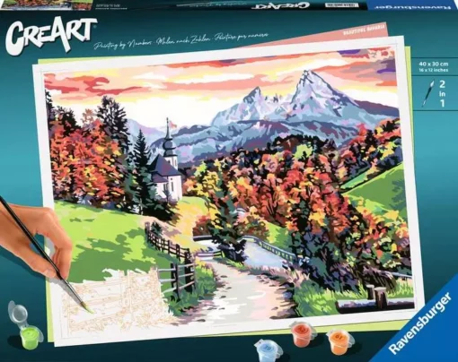CreArt - Beautiful Bavaria - Paint by Numbers Kit for Adults