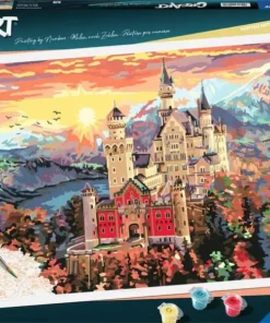 CreArt - Fairytale Castle - Paint by Numbers Kit for Adults