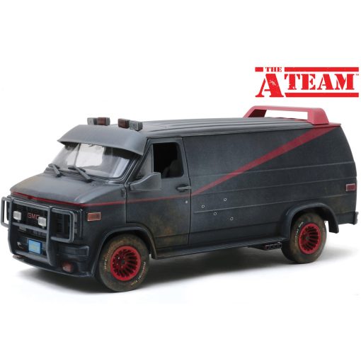 The A-Team Bullet Riddled 1983 GMC Vandura 1:18 Scale Diecast Model