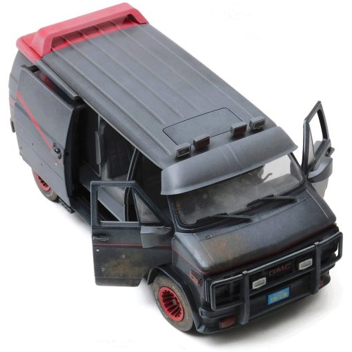 The A-Team Bullet Riddled 1983 GMC Vandura 1:18 Scale Diecast Model - Image 2