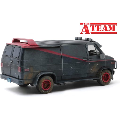 The A-Team Bullet Riddled 1983 GMC Vandura 1:18 Scale Diecast Model - Image 3