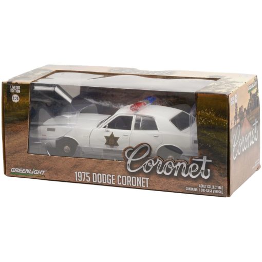 1:24 Greenlight 1975 Dodge Coronet Hazzard Country Sheriff Police