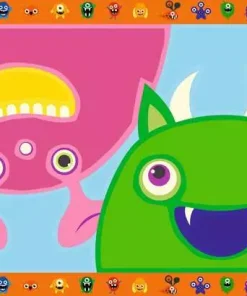 CreArt - Silly Monsters - Paint by numbers for kids 5 years up