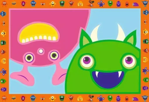 CreArt - Silly Monsters - Paint by numbers for kids 5 years up