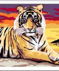 Creart - Majestic Tiger - Paint by Numbers for Children