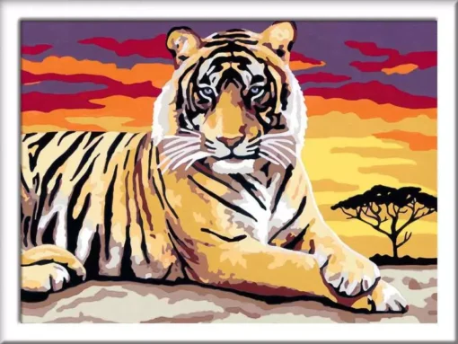 Creart - Majestic Tiger - Paint by Numbers for Children