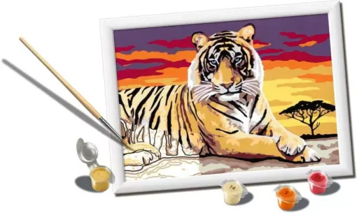 Creart - Majestic Tiger - Paint by Numbers for Children - Image 2