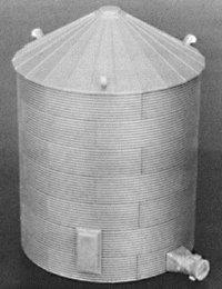 33' Tall Corrugated Grain Bin - Rix Products