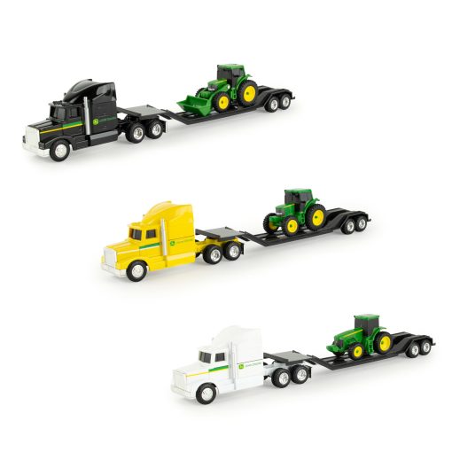 1/64 John Deere Lowboy and Tractor Assortment