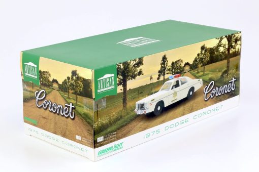 1:18 Greenlight 1975 Dodge Coronet Hazzard Country Sheriff Police - Image 2
