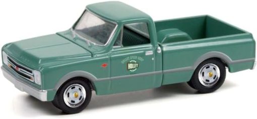 1967 Chevrolet C10 Short Bed Pickup Truck Light Green with Green Interior speed Shop Hobby Exclusive 1/64 by Greenlight - Image 2