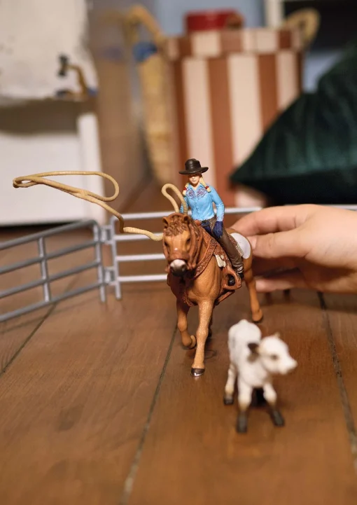 Cowgirl Team Roping Fun - Image 2