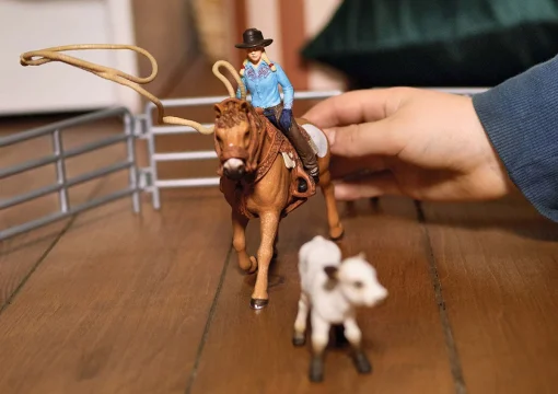 Cowgirl Team Roping Fun - Image 3