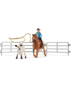 Cowgirl Team Roping Fun