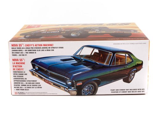 AMT 1972 Chevy Nova SS "Old Pro" 1:25 Scale Model Kit - Image 2