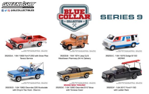 Blue Collar Series 9 1/64 by Greenlight