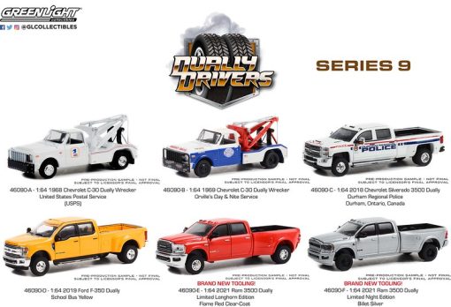 Dually Drivers Trucks Series 9 1/64 by Greenlight
