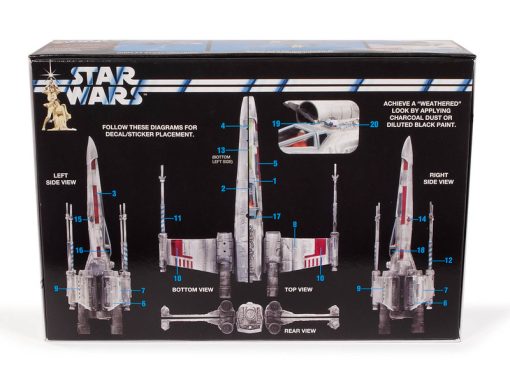MPC STAR WARS: A NEW HOPE X-WING FIGHTER (SNAP) 1:63 SCALE MODEL KIT - Image 2