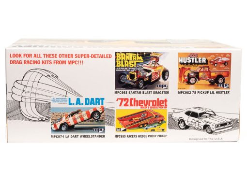 MPC Shirley Muldowney Long Nose Ford Mustang FC 1:25 Scale Model Kit - Image 5