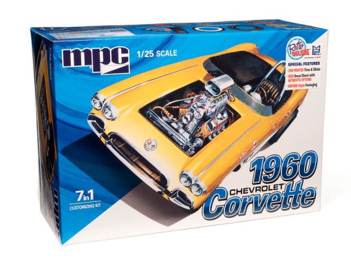 MPC 1960 Chevy Corvette 7-in-1 1:25 Scale Model Kit - Image 5