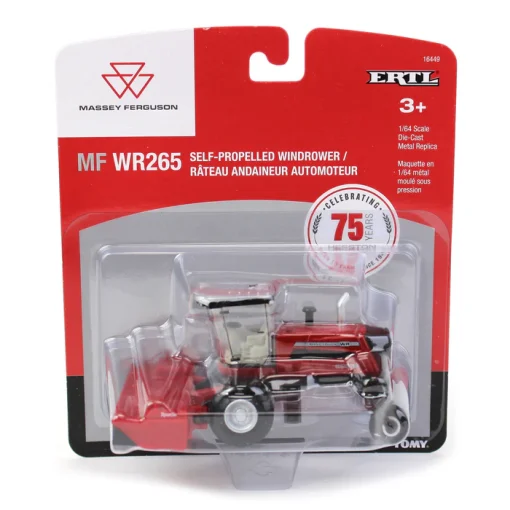 1:64 Massey Ferguson WR265 Self-Propelled Windrower - Image 2