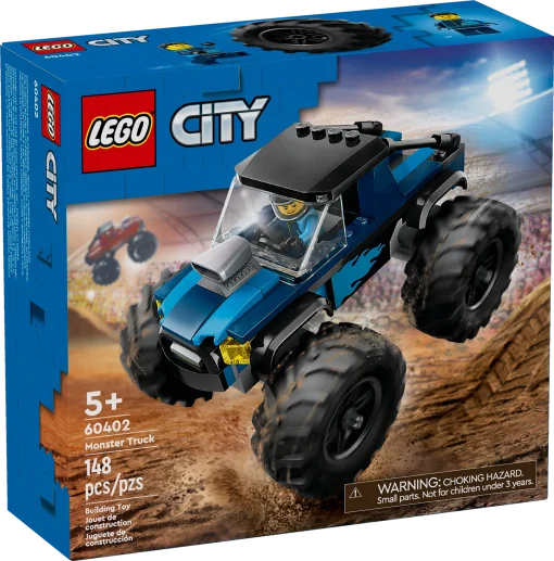LEGO® City Blue Monster Truck Off-Road Toy 60402 - Image 2