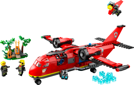 LEGO® City Fire Rescue Plane Building Toy Set 60413 - Image 3