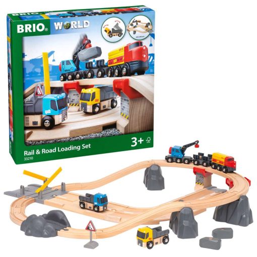 BRIO World - Rail & Road Loading Set | Train Set for Kids Aged 3+ - Image 8