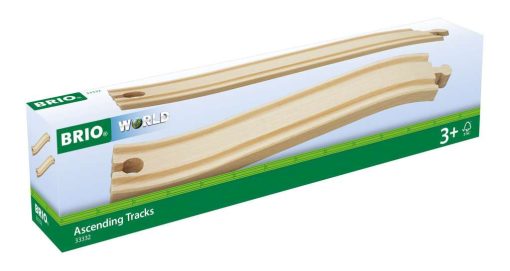 BRIO World - Ascending Wooden Train Track for Kids age 3 years and up. Compatible with all BRIO train sets