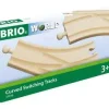 BRIO World - Curved Switches Wooden Train Track for Kids age 3 years and up. Compatible with all BRIO train sets