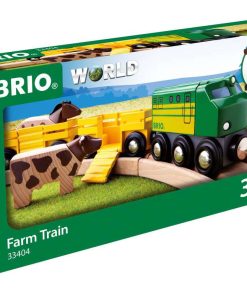 BRIO World - Farm Train | Toy Train for Kids Age 3 and Up